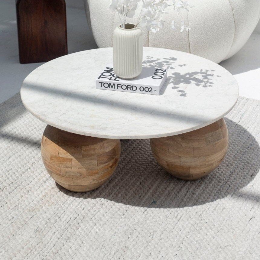 Vandana Astra Pebble Round Marble Top Coffee Table with Three-Leg Design for Modern DécorVandana Astra Pebble Round Marble Top Coffee Table with Three-Leg Design for Modern Décor Vandana Astra Pebble Round Marble Top Coffee Table with Three-Leg Design for Modern Décor