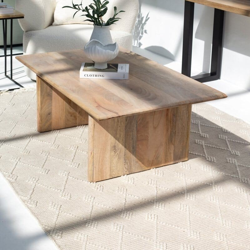 Vandana Astra Falcon Mango Wood Flat-Leg Coffee Table for Modern Living Room DécorVandana Astra Falcon Mango Wood Flat-Leg Coffee Table for Modern Living Room Décor Vandana Astra Falcon Mango Wood Flat-Leg Coffee Table for Modern Living Room Décor
