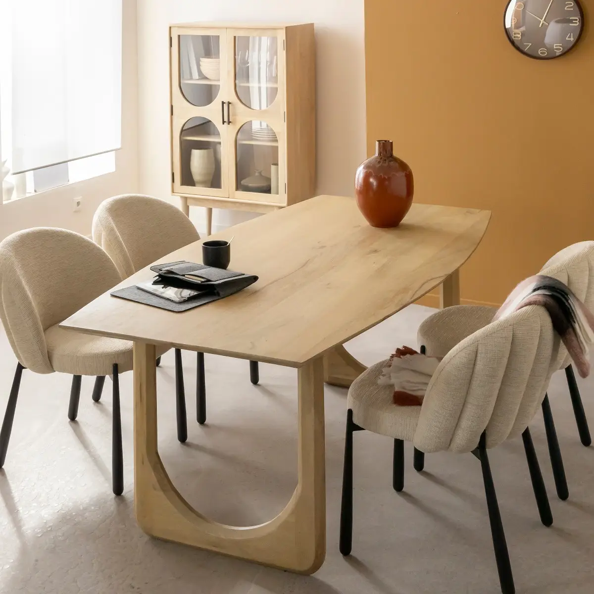 Vandana Solace Merino mango wood dining table Vandana Solace Merino mango wood dining table