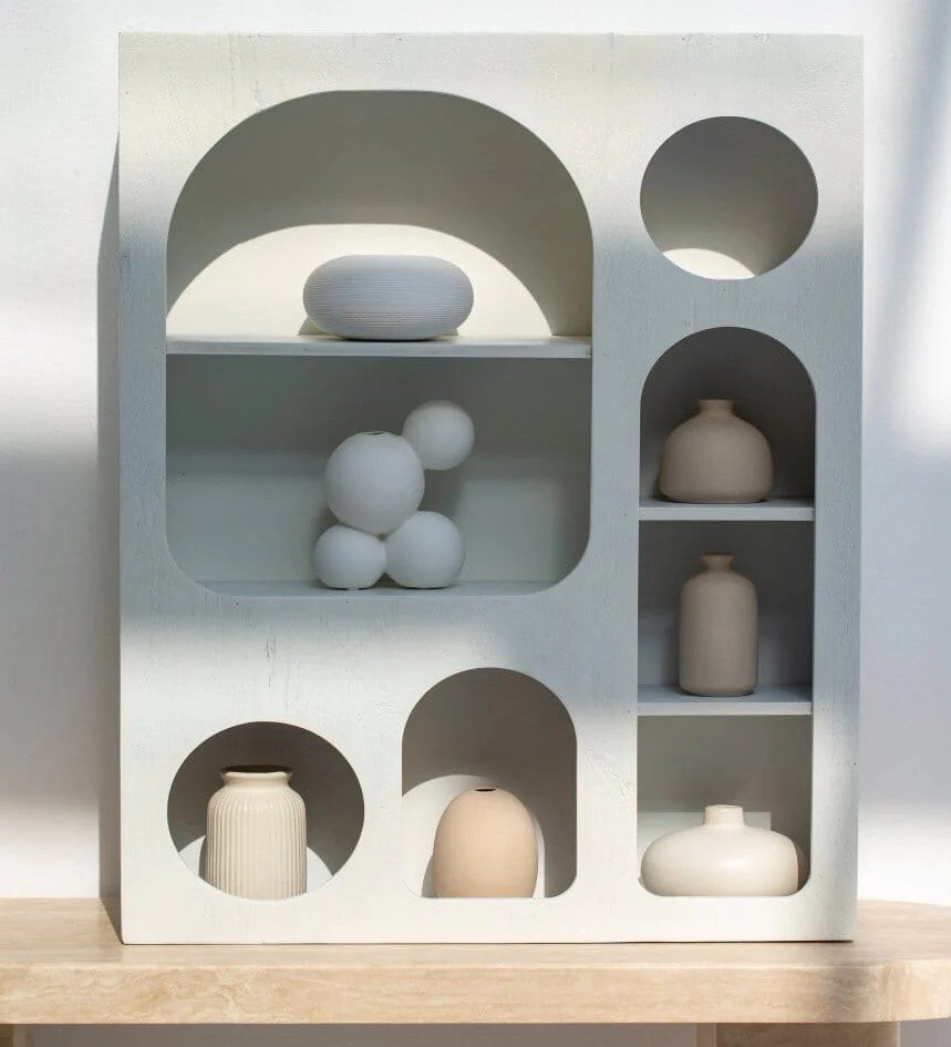 Vandana Altis Pebble Wall Hanging Display Shelves Modern Minimalist Wooden Storage Unit Vandana Altis Pebble Wall Hanging Display Shelves Modern Minimalist Wooden Storage Unit