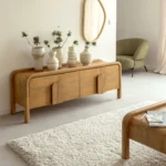 Vandana Vertex Nova 4-door TV stand in mango wood