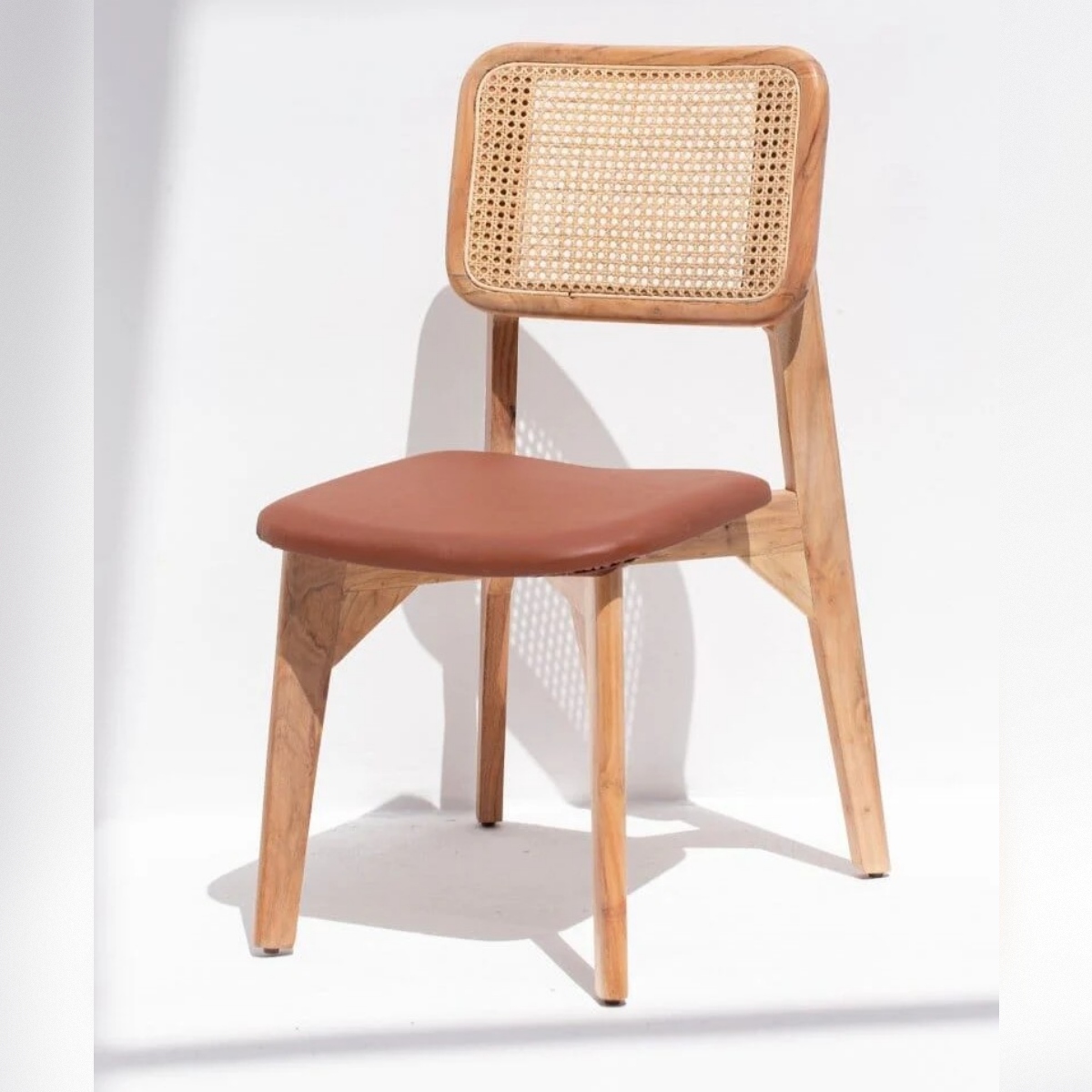 Vandana Falcon Sierra Mango Wood Dining Chair with Comfortable Seating for Modern Homes Vandana Falcon Sierra Mango Wood Dining Chair with Comfortable Seating for Modern Homes