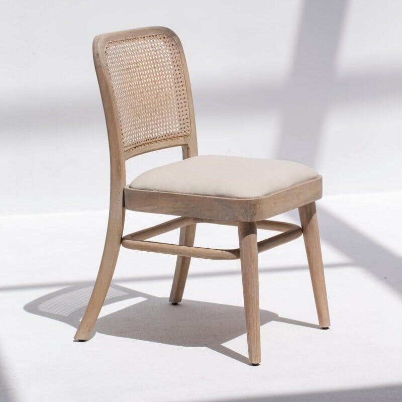Vandana Falcon Altis Rattan Wooden Dining Chair for Comfortable Stylish Seating in Modern Homes Vandana Falcon Altis Rattan Wooden Dining Chair for Comfortable Stylish Seating in Modern Homes