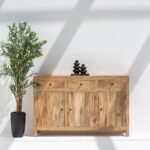Vandana Pebble Terra Wooden Sideboard for Stylish Indoor & Outdoor Modern Home Interiors