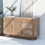 Vandana Pebble Neo Rattan Sideboard for Stylish Indoor & Outdoor Modern Home Interiors