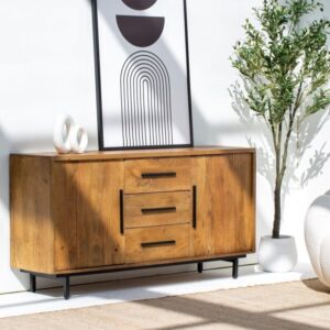 Vandana Arista Lunaris Wooden Classic Sideboard for Stylish Modern Indoor & Outdoor Interiors