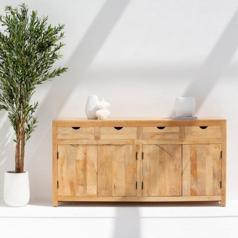 Vandana Arista Merino Wooden Sideboard for Stylish Modern Indoor & Outdoor Home Interiors Vandana Arista Merino Wooden Sideboard for Stylish Modern Indoor & Outdoor Home Interiors