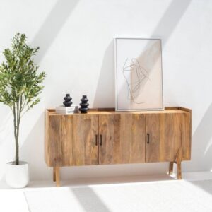 Vandana Arista Falcon Mango Wood Sideboard for Stylish Modern Indoor & Outdoor Home Interiors