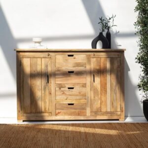 Vandana Arista Maxima Wooden Sideboard & Buffet for Stylish Modern Indoor & Outdoor Interiors