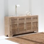 Vandana Arista Vista Wooden Sideboard for Stylish Modern Indoor & Outdoor Home Interiors