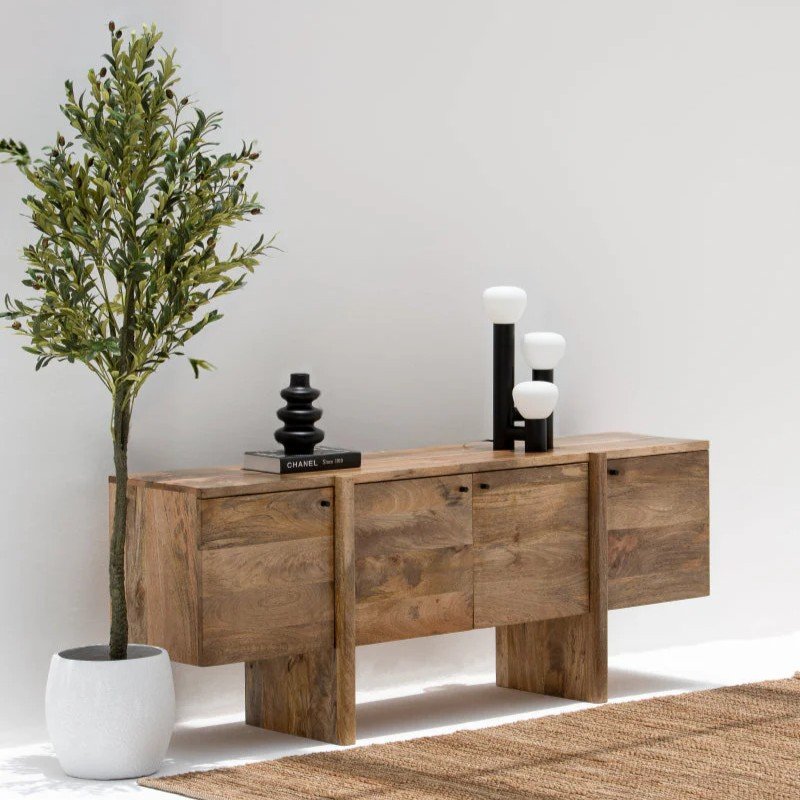 Vandana Arista Grand 2-Doors Rattan Sideboard for Stylish Modern Indoor & Outdoor Interiors Vandana Arista Grand 2-Doors Rattan Sideboard for Stylish Modern Indoor & Outdoor Interiors
