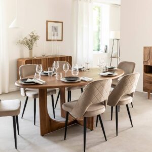 Vandana Solace Mira acacia wood dining table