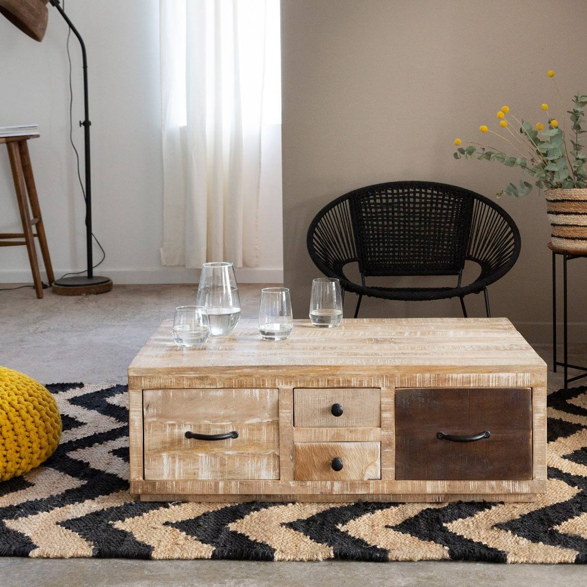 Vandana Aston Radiant mango wood coffee table Vandana Aston Radiant mango wood coffee table