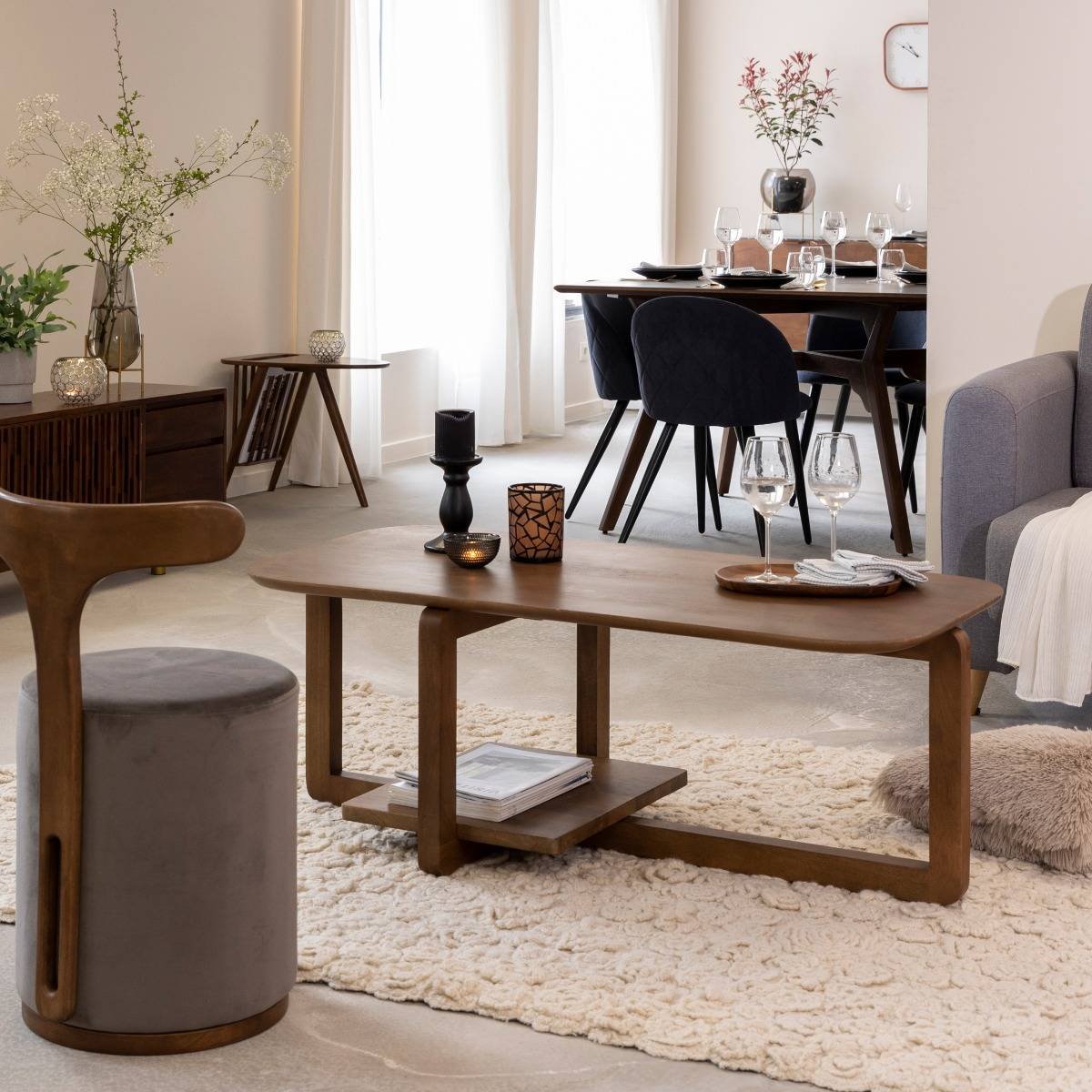 Vandana Aston Optima mango wood coffee table Vandana Aston Optima mango wood coffee table