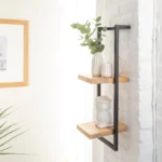Vandana Optima Aston Tall Mango Wood Wall Shelf