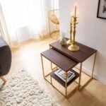 Vandana Elara Prime consoles in mango wood and metal, Léon
