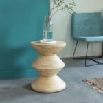 Vandana Lyra Stellar mango wood side table