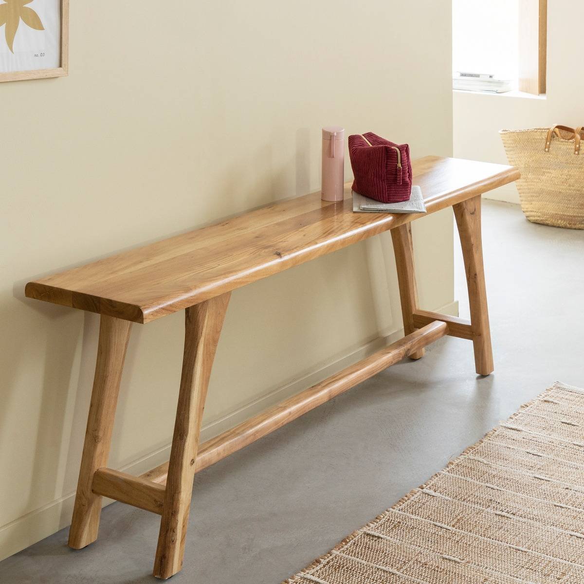 Vandana Vertex Mira solid acacia wood bench Vandana Vertex Mira solid acacia wood bench
