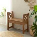 Vandana Vertex Stellar Isolde acacia wood bench