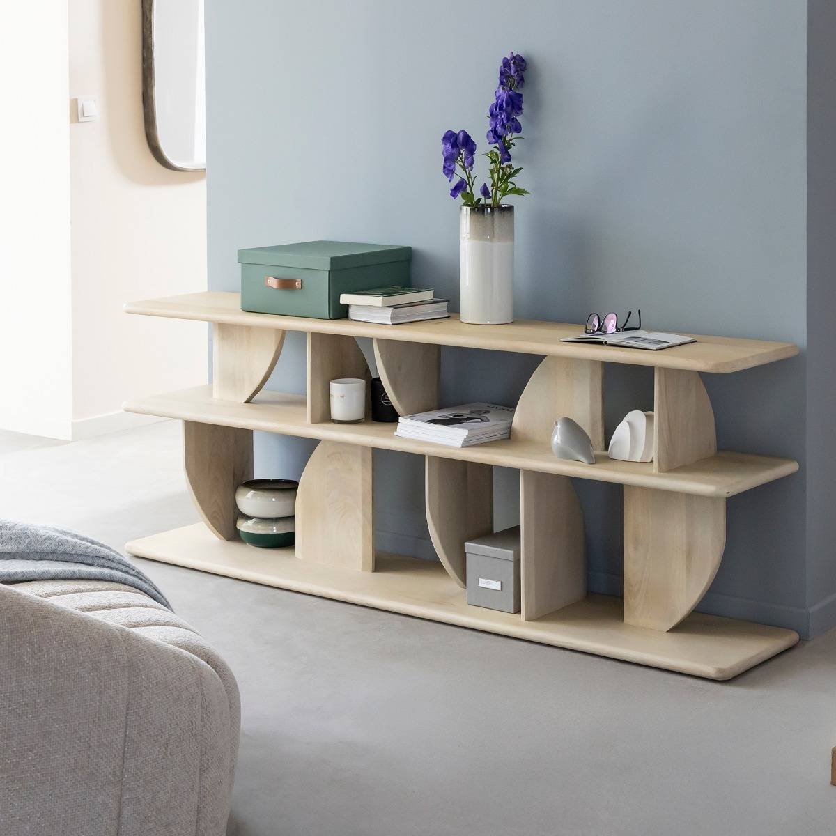 Vandana Vertex Sereno mango wood TV stand Vandana Vertex Sereno mango wood TV stand