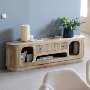 Vandana Vertex Optima mango wood TV stand