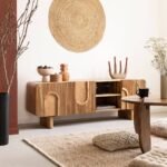 Vandana Cresta Ultra acacia wood TV cabinet