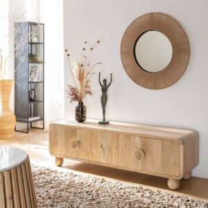 Vandana Mira Novara mango wood TV stand