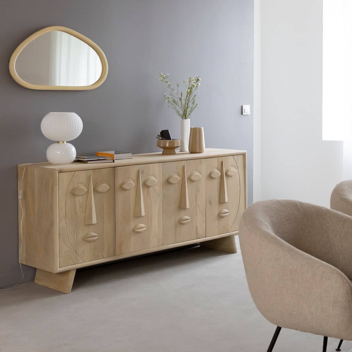 Vandana Stellar Aureo mango wood sideboard Vandana Stellar Aureo mango wood sideboard