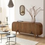Vandana Radiant Flux rounded mango wood sideboard