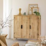 Vandana Sereno Aureo 3-door mango wood sideboard