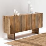 Vandana Arista Vesta Wooden Sideboard for Stylish Modern Indoor & Outdoor Home Interiors