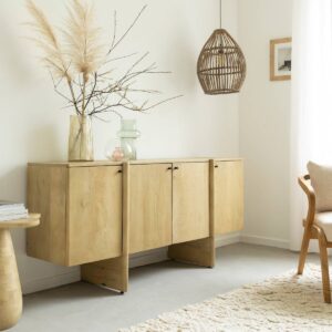 Vandana Sereno Optima 4-Door Mango Wood Buffet