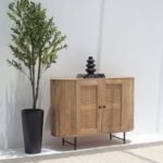 Vandana Arista Grand 2-Doors Rattan Sideboard for Stylish Modern Indoor & Outdoor Interiors