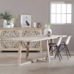 Vandana Nimbus Falcon Mango Wood Dining Table