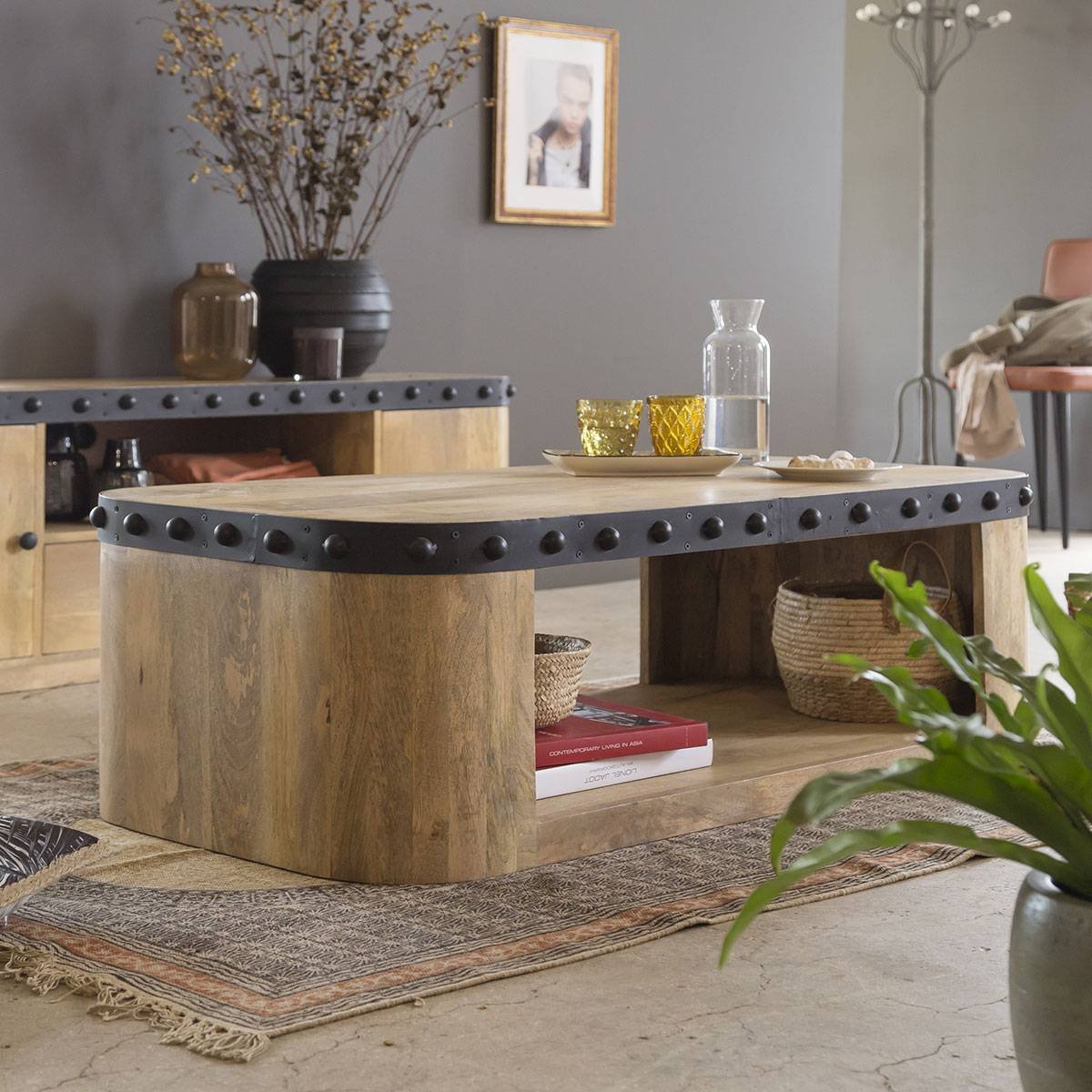 Vandana Aston Solace mango wood coffee table Vandana Aston Solace mango wood coffee table