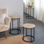Vandana Aston Sereno nesting coffee table in mango wood