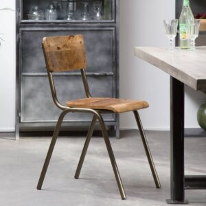 Vandana Lyra Nova mango wood school chair (set of 2)