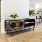 Vandana Mira Vertex mango wood TV stand