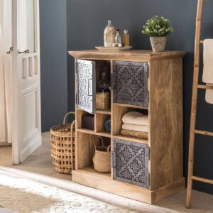 Vandana Radiant Astra mango wood tall sideboard