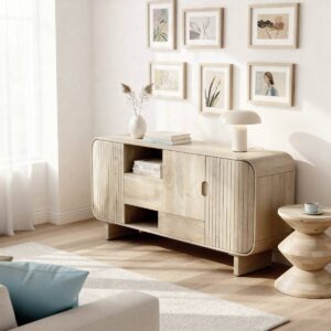 Vandana Radiant Arion Light Mango Wood Buffet