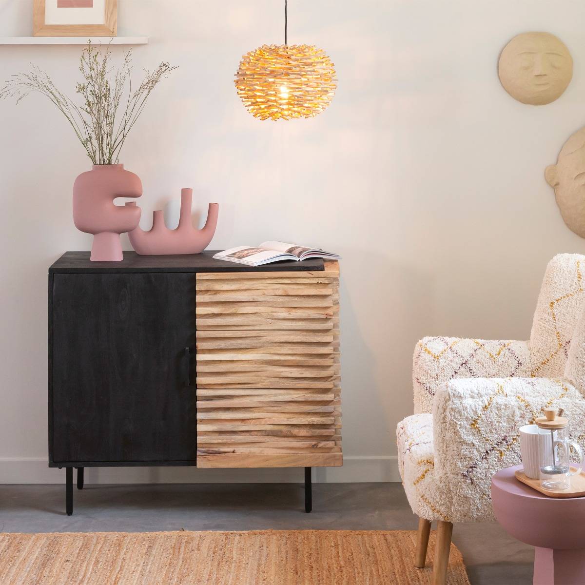 Vandana Sereno Ultra small mango wood sideboard Vandana Sereno Ultra small mango wood sideboard
