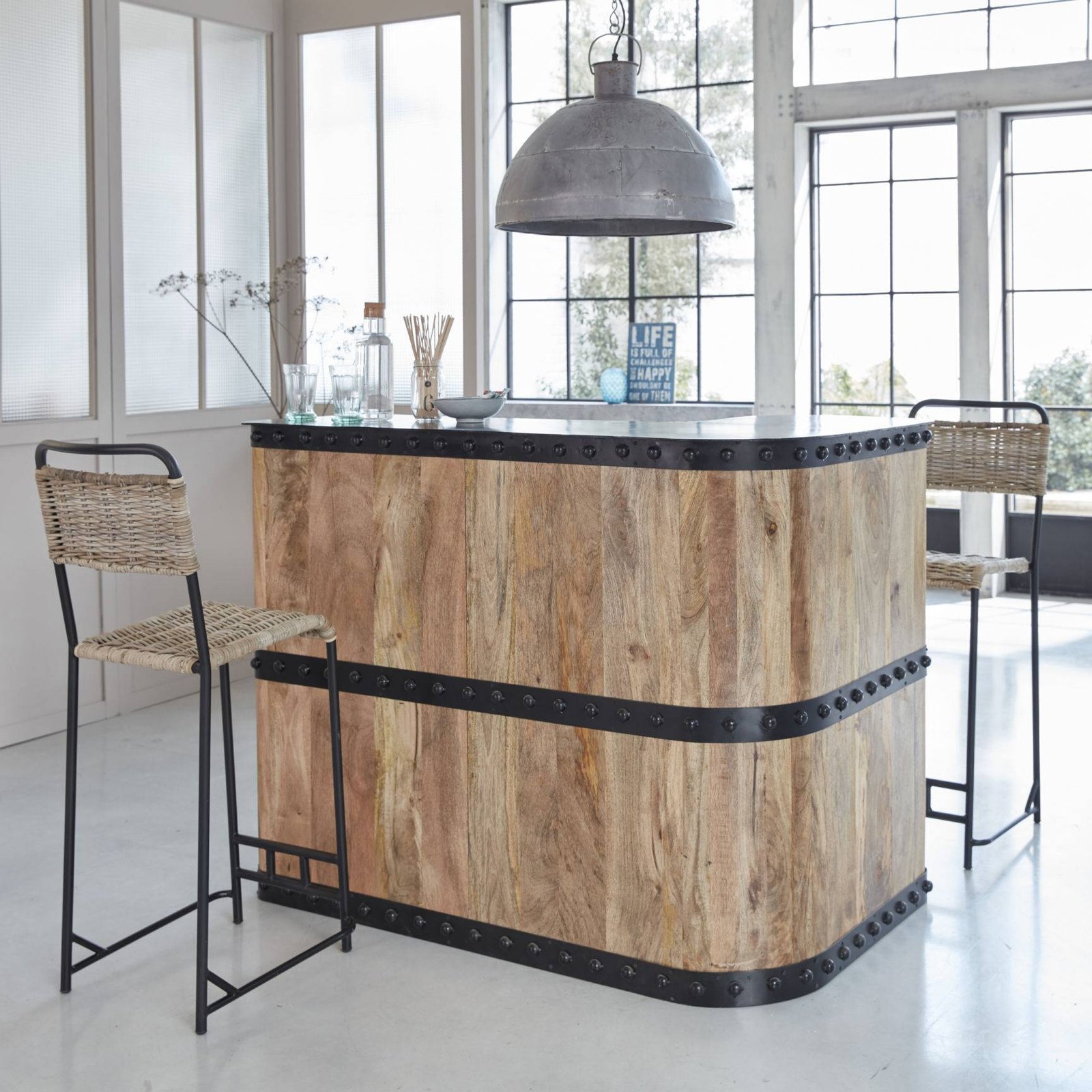 Vandana Prime Neo mango wood bar cabinet Vandana Prime Neo mango wood bar cabinet