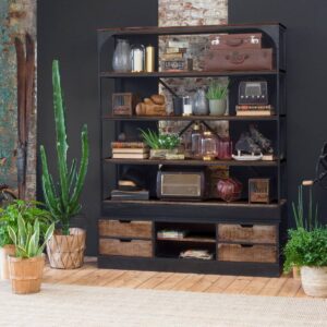 Vandana Maxima Vertex mango wood bookcase