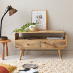 Vandana Cresta Solace Small TV Stand in Mango Wood