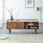 Vandana Cresta Maxima acacia wood TV cabinet