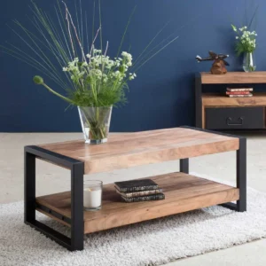 Vandana Nimbus Terra100cm Acacia Wood Coffee Table
