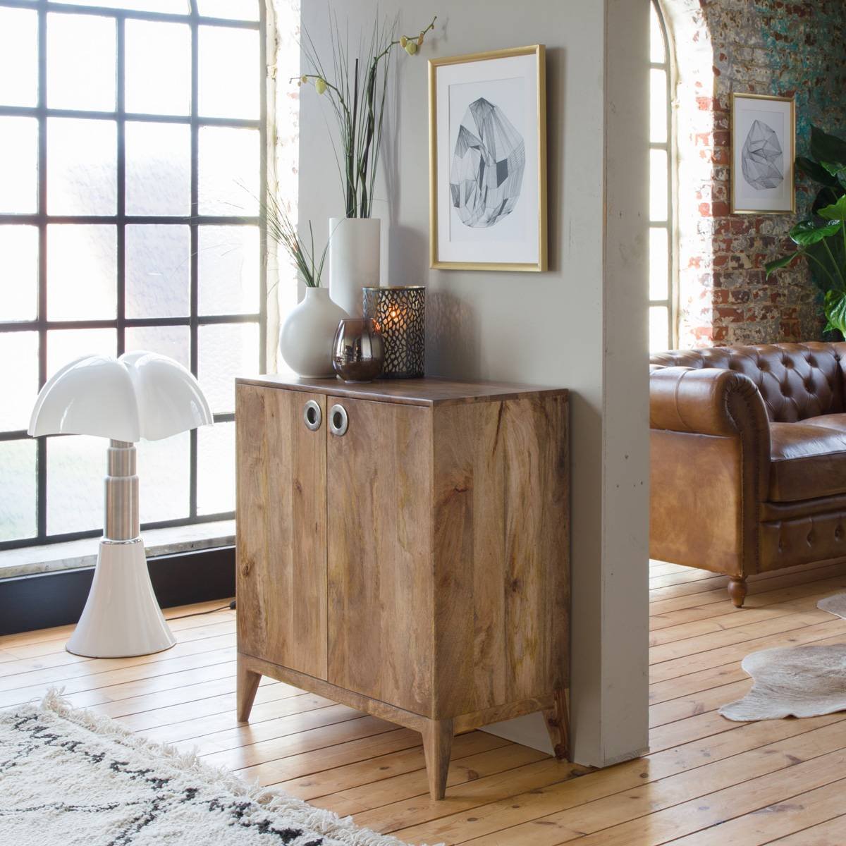 Vandana Stellar Hexa Eloi mango wood sideboard Vandana Stellar Hexa Eloi mango wood sideboard