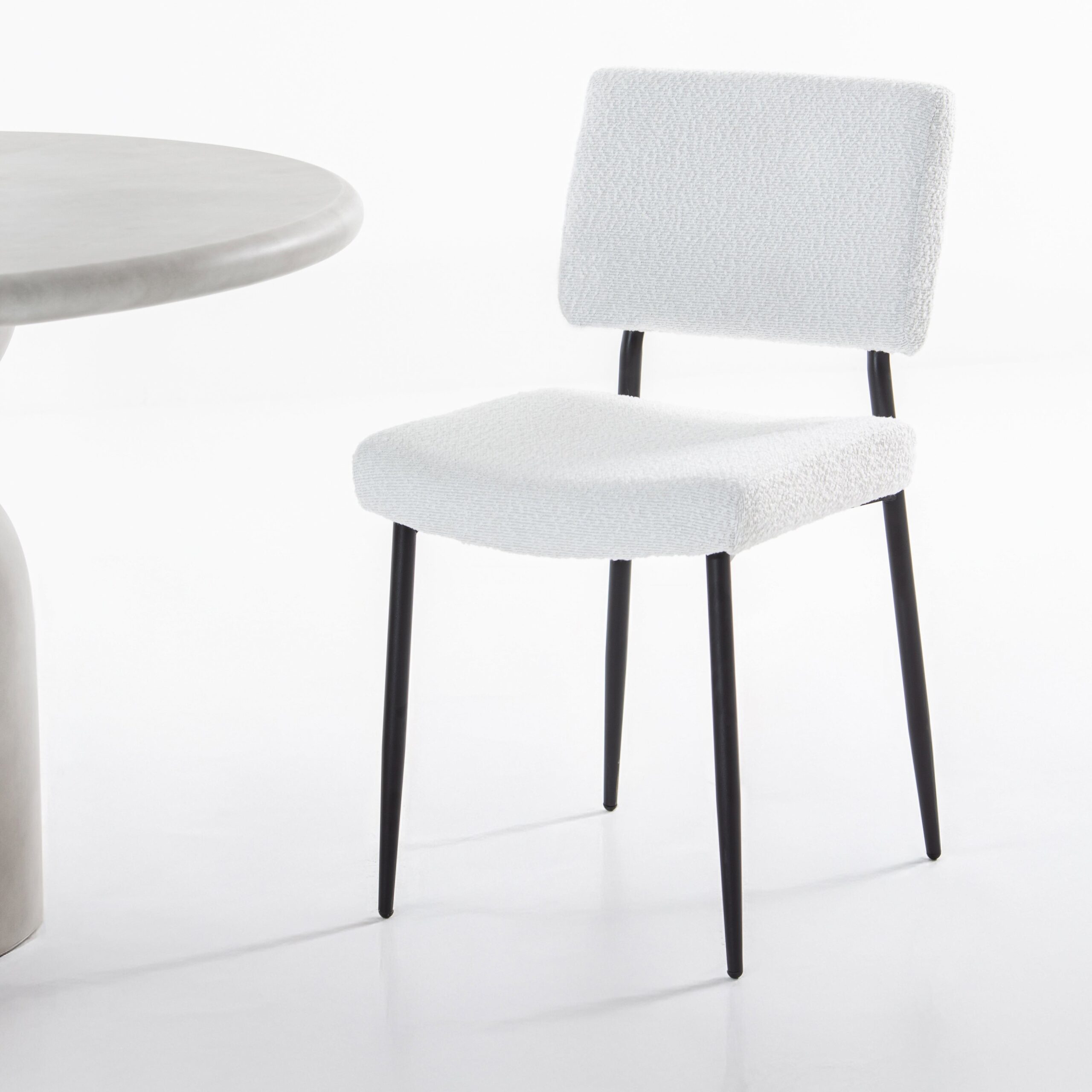 Vandana Zentrix Ultra Off White Dining Chair with Modern Ergonomic Design and Premium Comfort Vandana Zentrix Ultra Off White Dining Chair with Modern Ergonomic Design and Premium Comfort