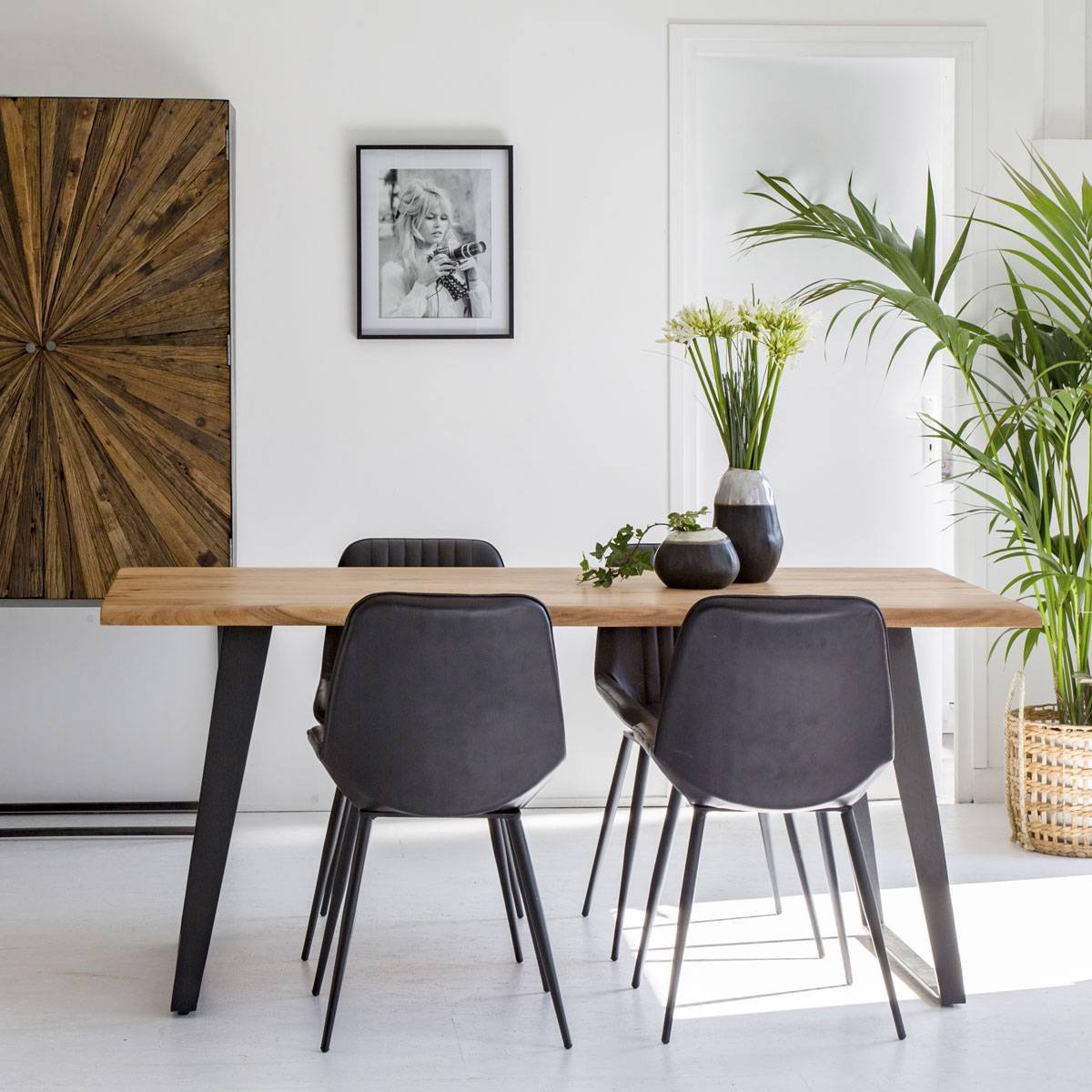 Vandana Nimbus Astra 175cm Acacia Wood Dining Table Vandana Nimbus Astra 175cm Acacia Wood Dining Table
