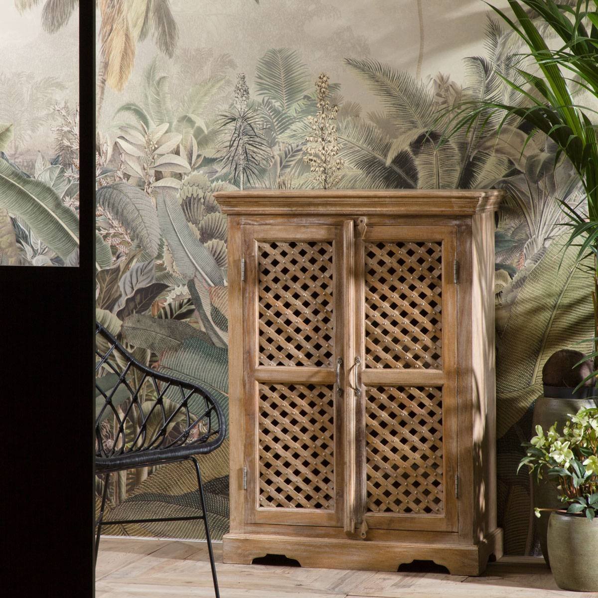 Vandana Stellar Nova mango wood tall sideboard Vandana Stellar Nova mango wood tall sideboard